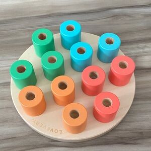 Lovevery Wooden Peg Stacking Toy